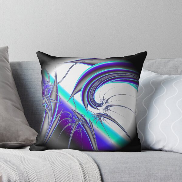 Item preview, Sparks Fly | Aqua, Purple and Silver Fractal Design | High Vibrational | Fancy Fractals designed and sold by JillyJ05.