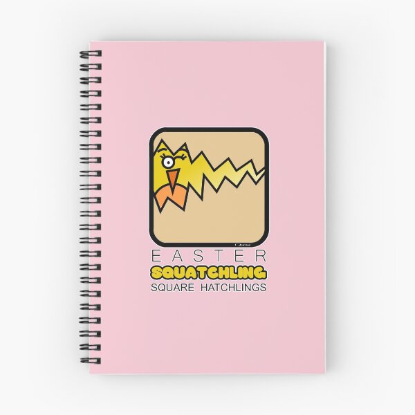 Item preview, Easter Hatchling Retro Square Squatchling Powder Pink designed and sold by Quooki.