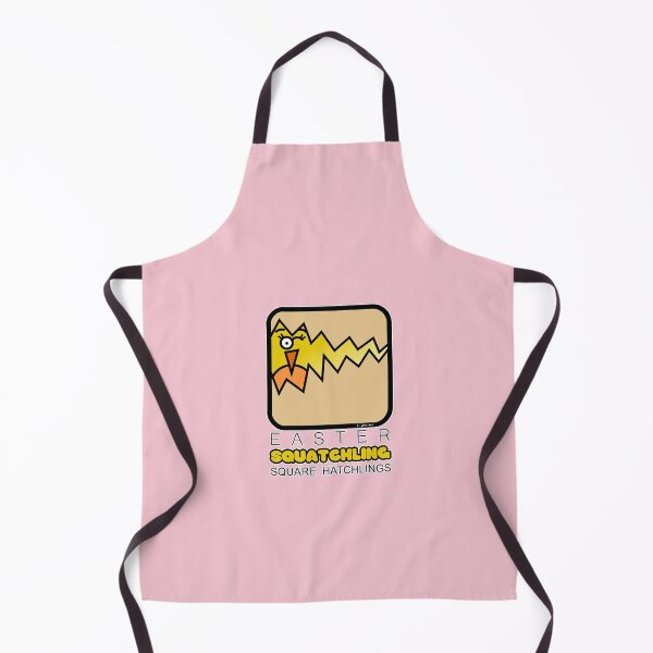 Item preview, Easter Hatchling Retro Square Squatchling Powder Pink designed and sold by Quooki.