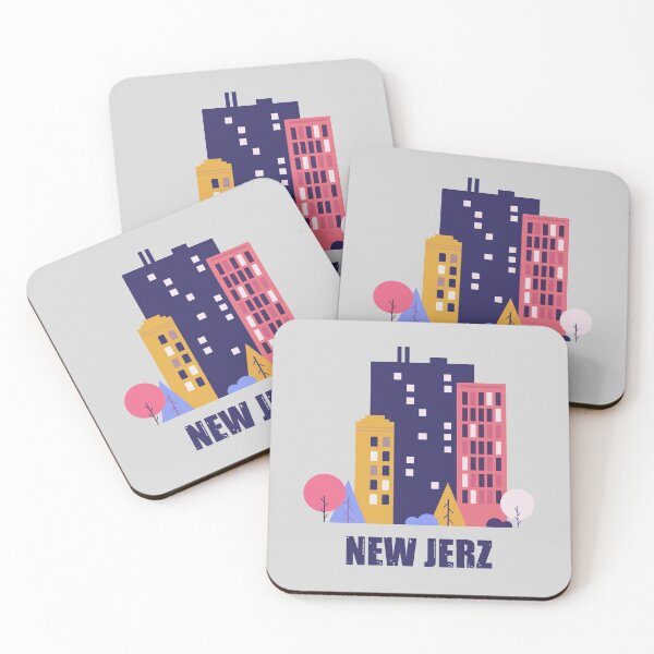 Item preview, New jerz , dark text ,new jerz buildings, nj girl, harvey cedars, nj state outline,  designed and sold by SGS-.