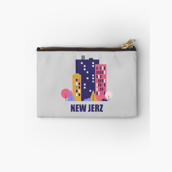 Item preview, New jerz , dark text ,new jerz buildings, nj girl, harvey cedars, nj state outline,  designed and sold by SGS-.