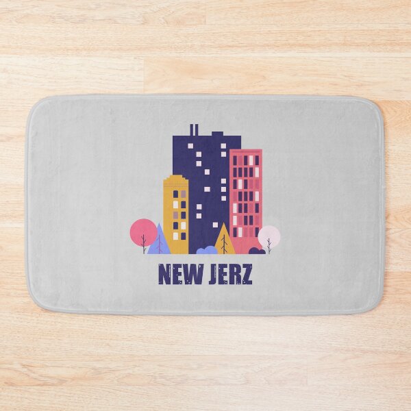 Item preview, New jerz , dark text ,new jerz buildings, nj girl, harvey cedars, nj state outline,  designed and sold by SGS-.