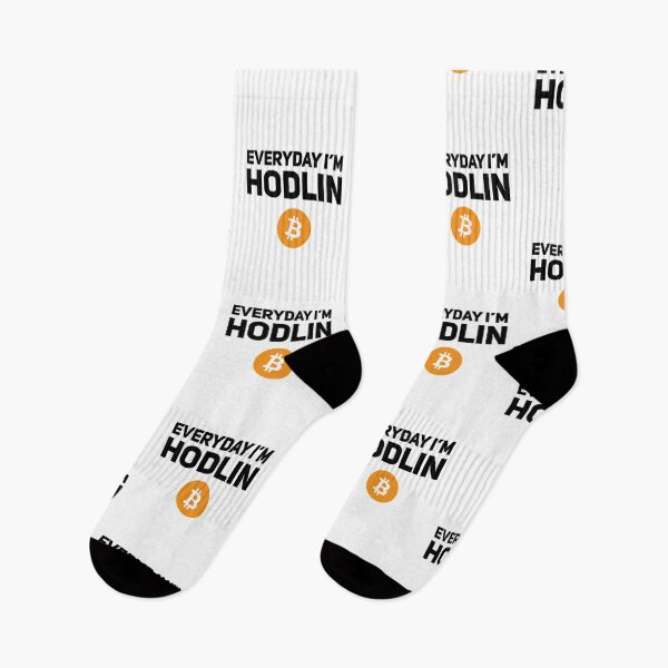 Item preview, Everyday I'm HODLin (Bitcoin) designed and sold by Bouzdesigns.