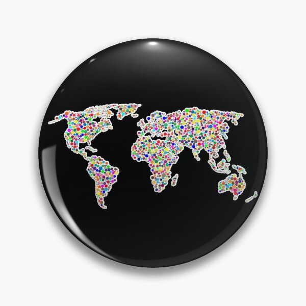 Item preview, World Map Colorful Countries designed and sold by GBDesigner.