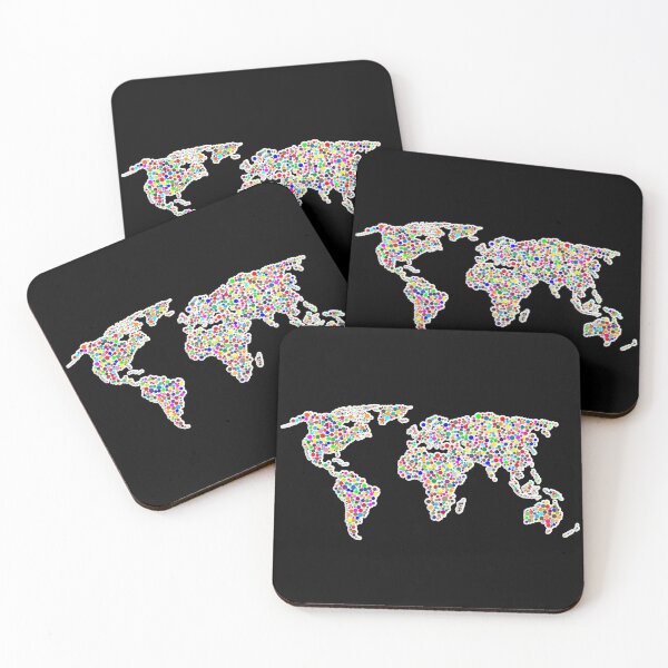 Item preview, World Map Colorful Countries designed and sold by GBDesigner.