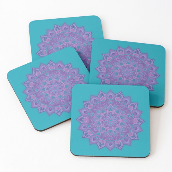 Item preview, Mandala de flores de colores designed and sold by KreaKat.
