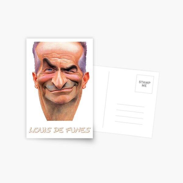 Louis De Funes Postcards Redbubble