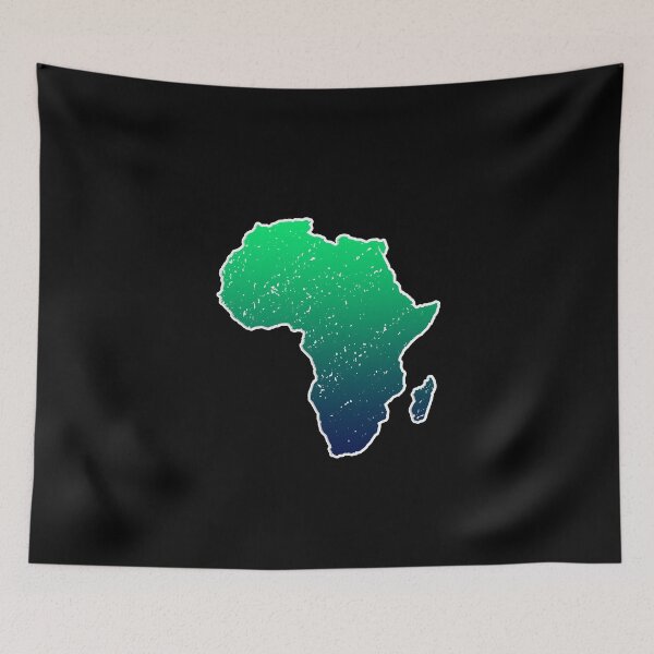Item preview, World Map Africa Continent Afrique Vintage designed and sold by GBDesigner.