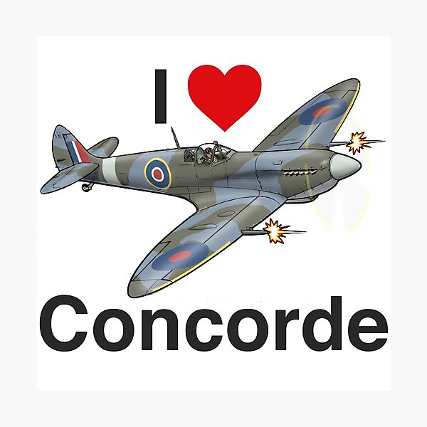 Aperçu de l'œuvre J'adore Concorde créée et vendue par HushKit.