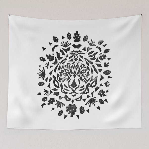 Item preview, Tiger face abstract designed and sold by Julia Faranchuk.