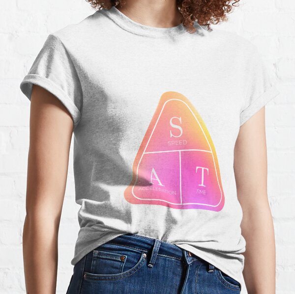 Kinematics Equation Triangle Shortcut Classic T-Shirt