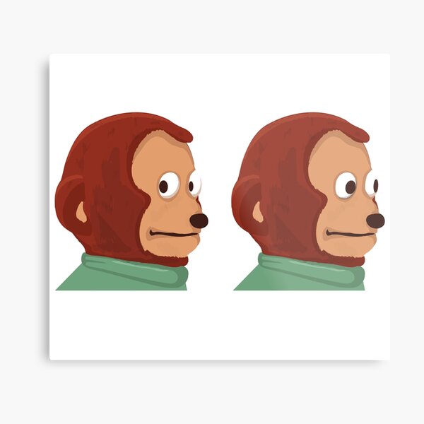 Awkward Monkey Looking Away Puppet Meme Art Board Print for Sale by  Barnyardy