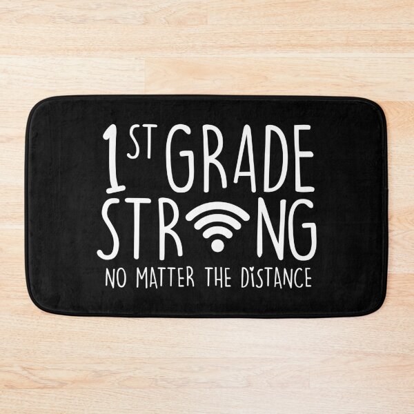 Item preview, 1st Grade Teacher Strong No Matter the Distance Virtual Learning Online Class 2020 Funny School designed and sold by joykart.