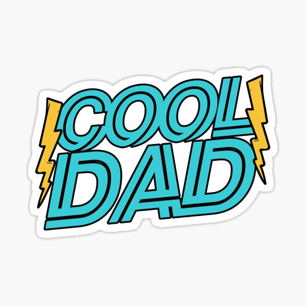 Cool Dad Sticker