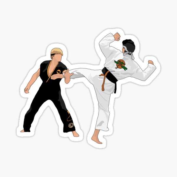 JOHNNY VS DANIEL (KARATE KID) Sticker