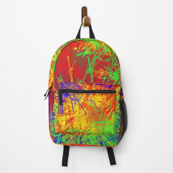 Item preview, Bright Rainbow Fire Works Star Sparkles Pattern designed and sold by TigsArts.