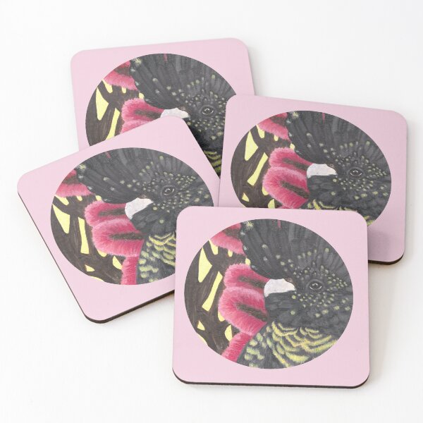 Item preview, Red-Tail Black Cockatoo with Callistemon designed and sold by laurenclre.