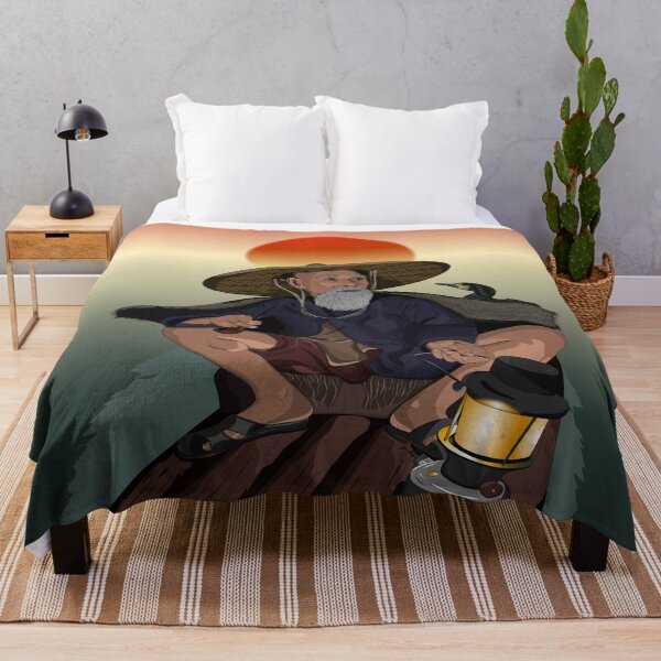 Item preview, Fisherman with cormorant designed and sold by illustrationx.