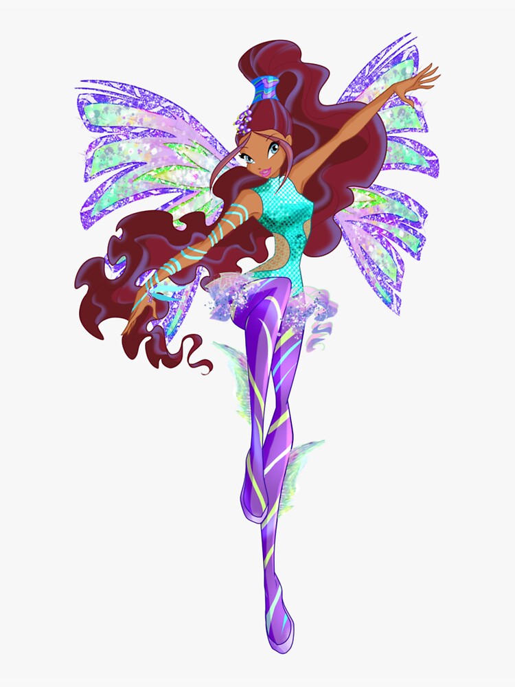 "winx club merch aisha" Sticker by Redbubble