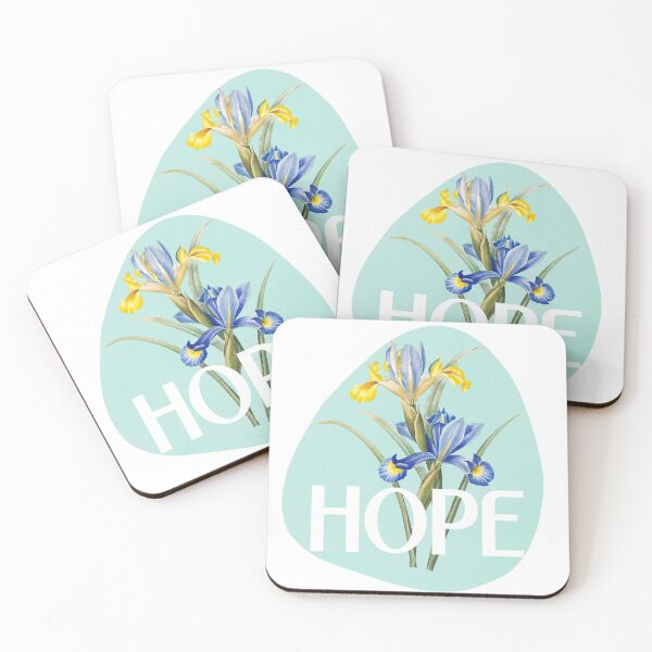 Item preview, Vintage Blue Iris, White Hope designed and sold by JoyforU.