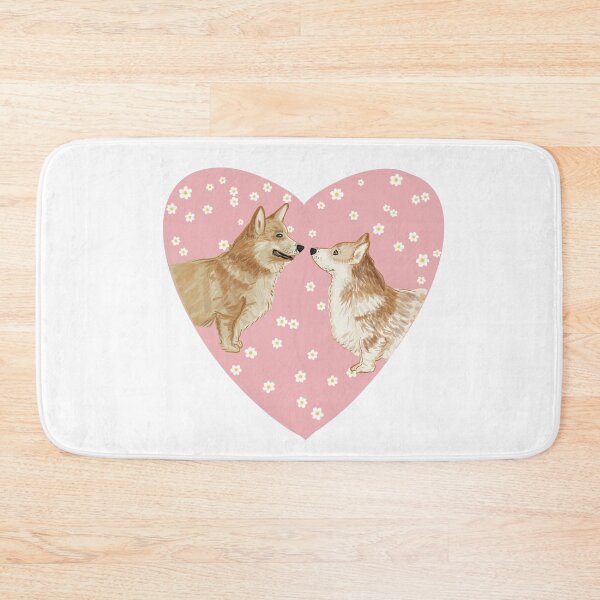 Item preview, Corgi Love pink heart designed and sold by Luaillustration.