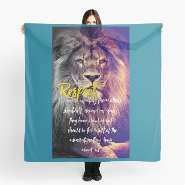 Lion Quotes Scarves Redbubble