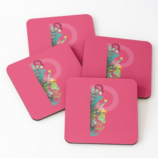 Item preview, Tropical alphabet P designed and sold by TheBWGalerie.