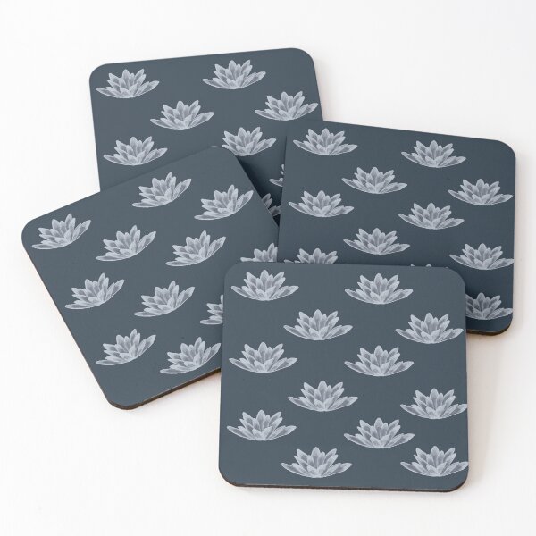 Item preview, white flower Lotus pattern designed and sold by MalyarMN.