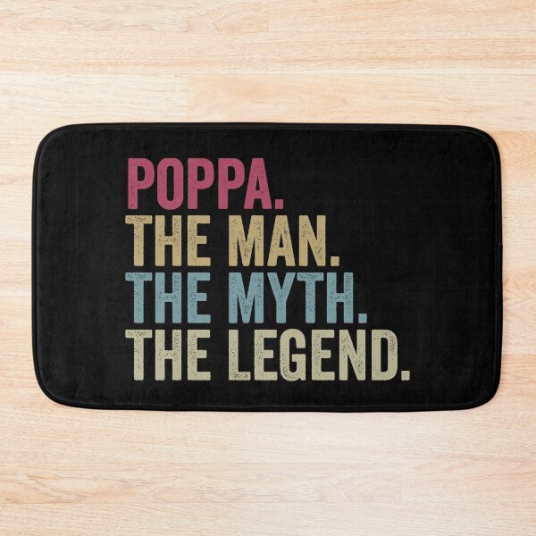 Item preview, Poppa. The Man. The Myth. The Legend Grandpa Funny Grandad Gift designed and sold by joykart.