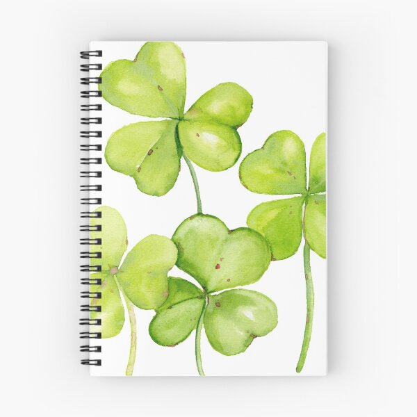 Item preview, Clover. Watercolour shamrock designed and sold by Terinery.