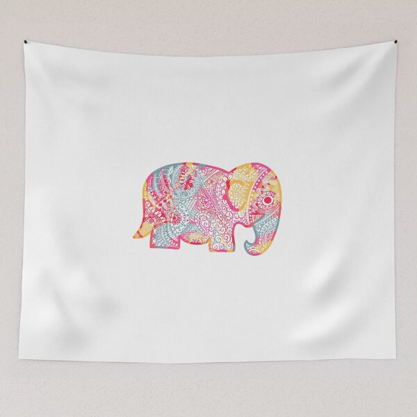 Item preview, Patterned Elephant  designed and sold by JessCarrsArt.