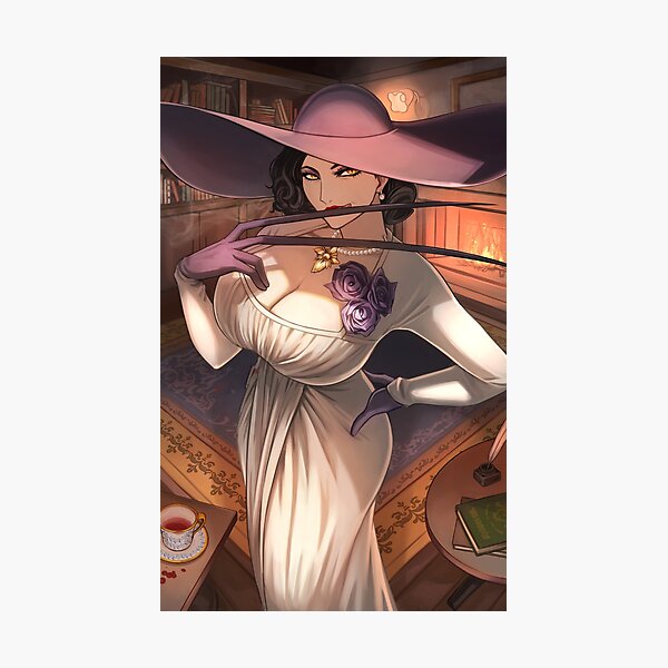 Beutiful Lady Alcina Dimitrescu || Resident Evil 8 || Photographic Print