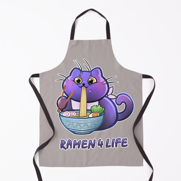 Item preview, Ramen Cat - Kawaii Japanese Food Noodles designed and sold by YumePeachyPie.