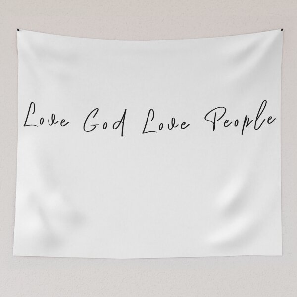 Item preview, Love God Love People designed and sold by KAFDESIGN.