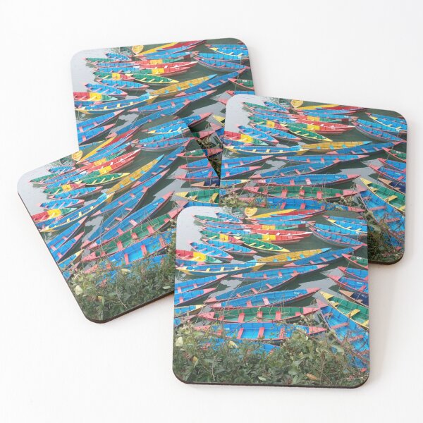 Item preview, Colourful boats in Nepal designed and sold by BorneowithLove.
