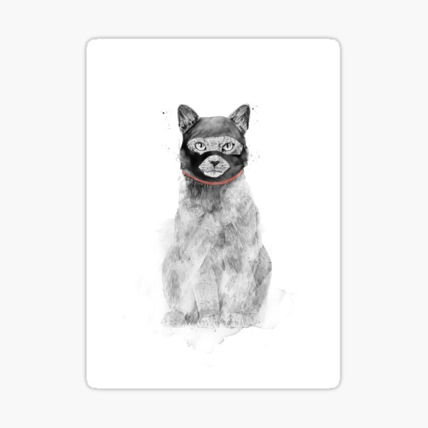 Aperçu de l'œuvre Chat masqué créée et vendue par soltib.
