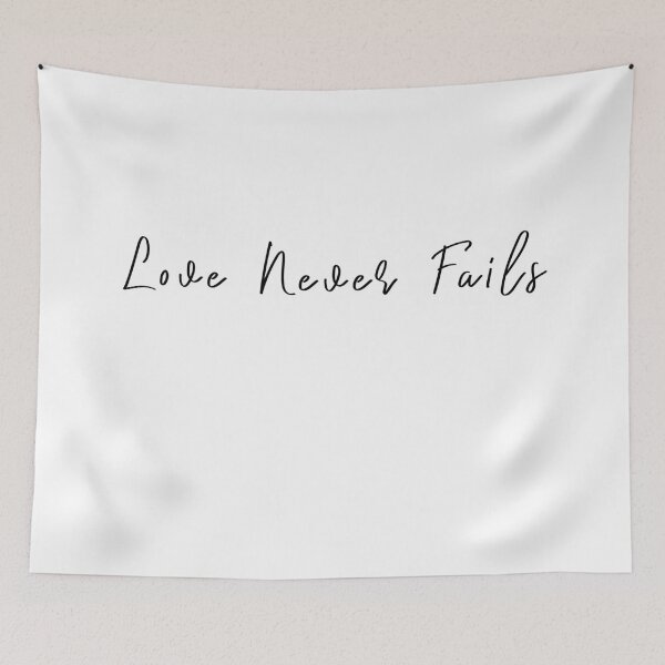 Item preview, Love Never Fails designed and sold by KAFDESIGN.