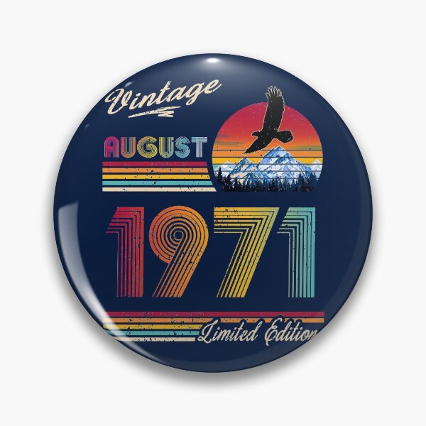 Artikelvorschau, August 1971 Geburtstag entworfen und verkauft von GreenSplash.