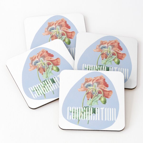 Item preview, Vintage Red Poppy, White Consolation, Symbolic Flower designed and sold by JoyforU.