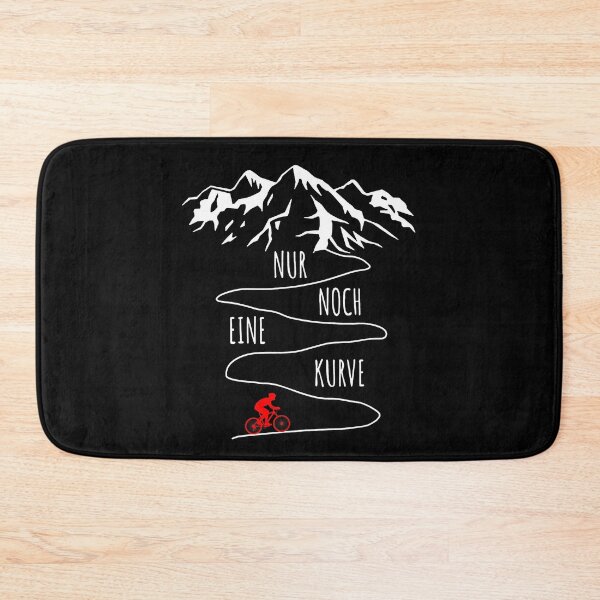Item preview, Just one more curve - MTB saying mountains cycling bike designed and sold by urban-design.