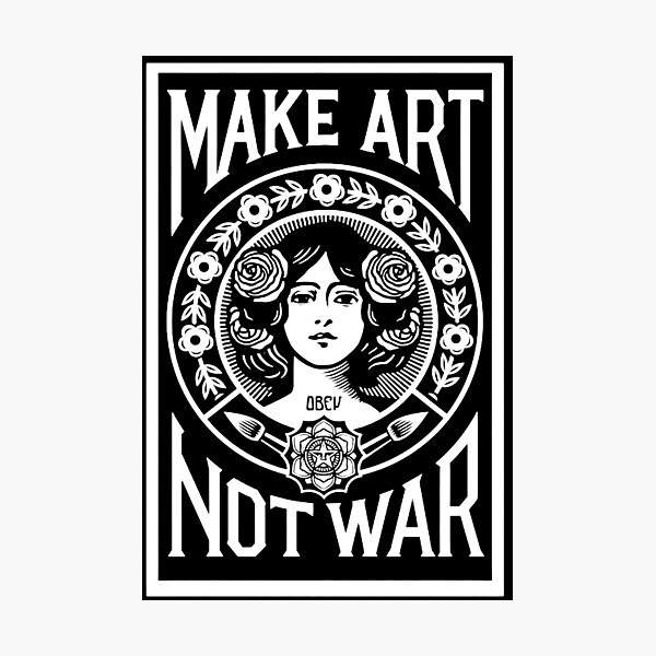 Item preview, Make Art Not War designed and sold by vincentaras.