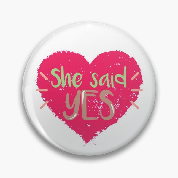 Item preview, She said Yes! Engagement  designed and sold by JosTees96.