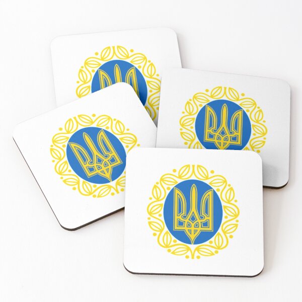 Item preview, Ukraine Trident symbol, Ukraine national symbol, Tryzub (2021-3-UKR-2) designed and sold by NY-Prints-USA.