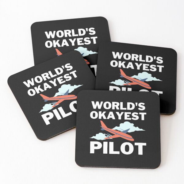 Item preview, World's Okayest And Best Pilot designed and sold by livegood.