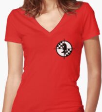 Checkmate Women's Fitted V-Neck T-Shirt