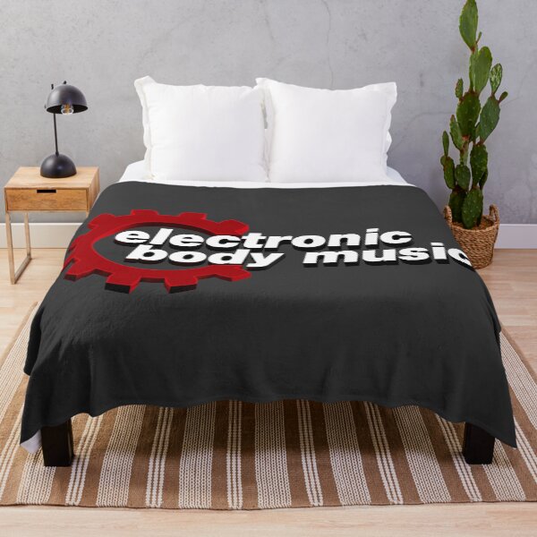 Item preview, Electronic Body Music EBM text with gear on the left designed and sold by lathspell.