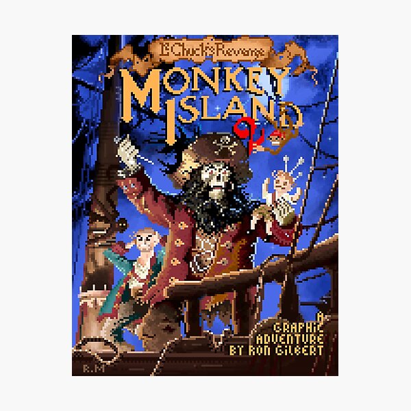 THE SECRET OF THE PIXELED MONKEY ISLAND 2 Lámina fotográfica