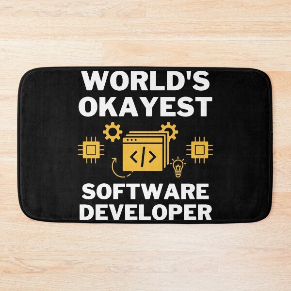 Item preview, World's Okayest And Best Software Developer designed and sold by livegood.