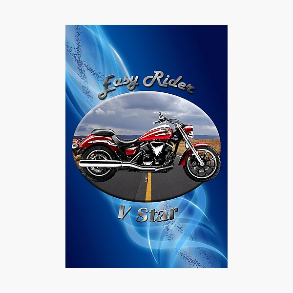 Yamaha V Star Easy Rider Photographic Print