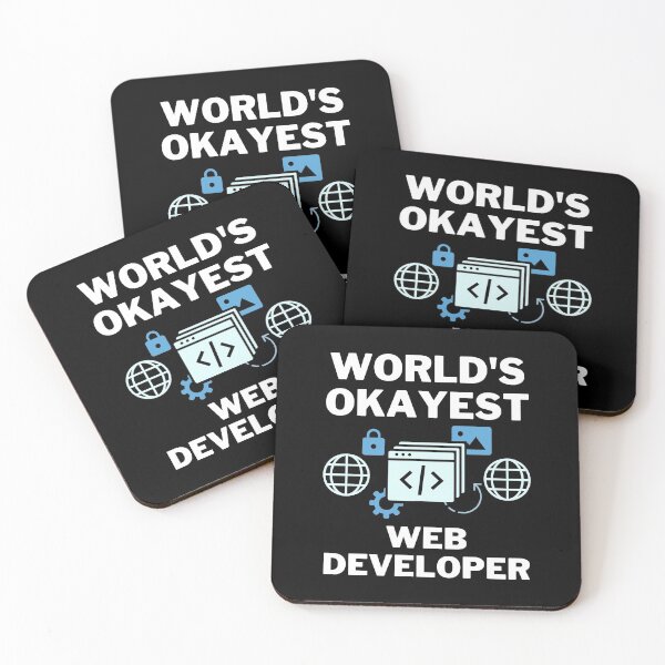 Item preview, World's Okayest And Best Web Developer designed and sold by livegood.
